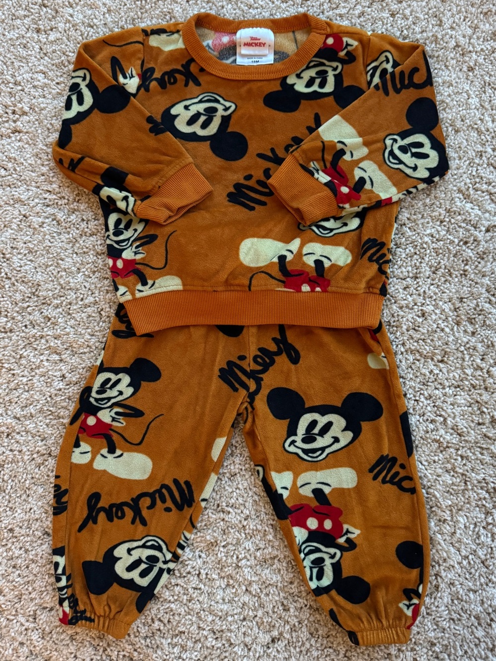 Disney Mickey Mouse Sweat set, 18M